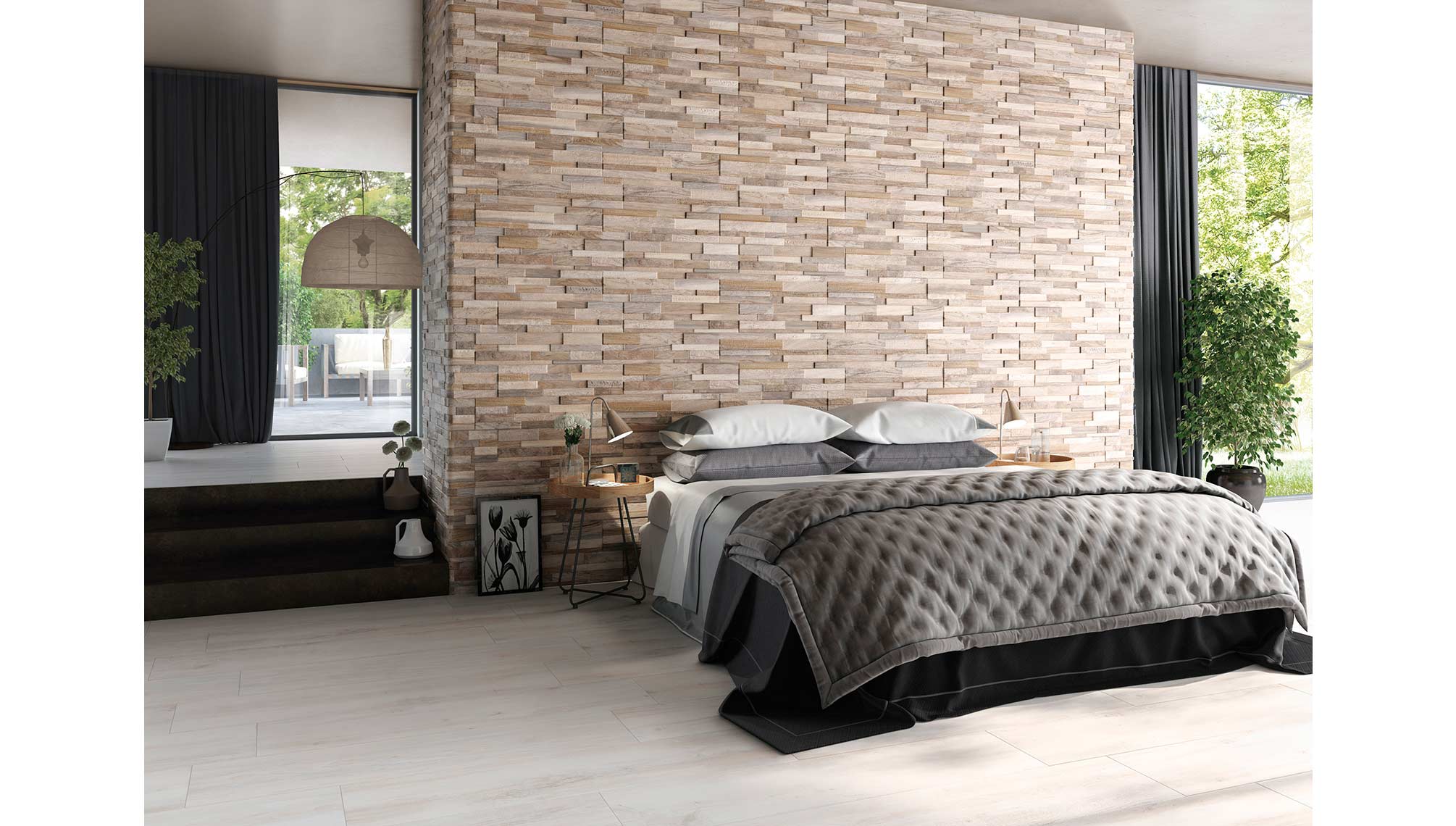 Wall Art Taupe 15x61